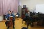 岡山県立盲学校での音楽外部講師授業でチェロを演奏しました
